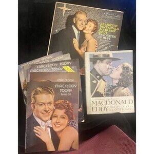 Mac/Eddy Today Magazine Book Album & 6 Issues LOT Jeanette MacDonald ￼Nelson